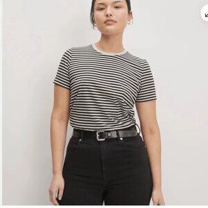 Everlane Organic Cotton Crew Tee - Striped